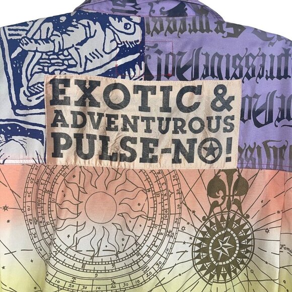 Absolutely No Jeans Vintage Womens Shirt Size Large Multicolor Long Sleeve - Picture 3 of 8